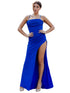 Bliss Stretch Gown for Women with Adjustable Corset Back and Draped Neckline, Sizes XS-3XL - SophiasStyle.com